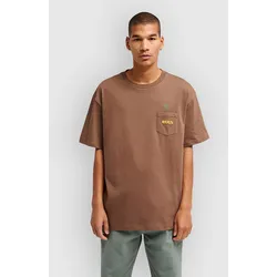 RVCA Nature Calling Pocket T-Shirt wood Gr. S