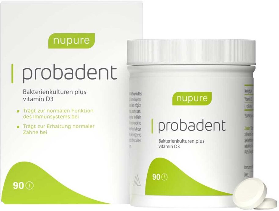 Nupure Probadent Probiotikum Mundflora Lemon Lut.