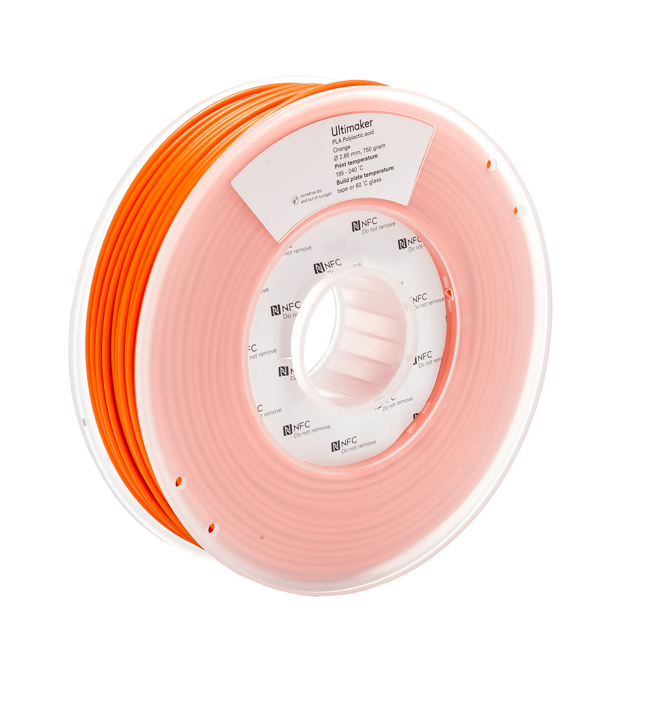 Ultimaker PLA - 2.85 mm - 750 g - Orange 1615