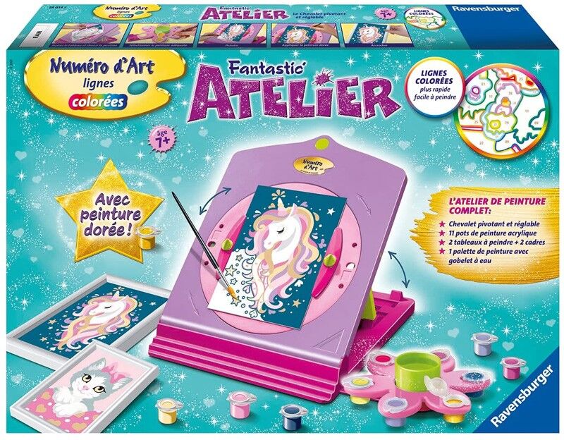 Ravensburger Fantastic Atelier Numéro d'Art - Peinture au numéro