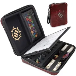 ENHANCE Tabletop RPG Organizer Case Collector's Edition Red Dragon Scales