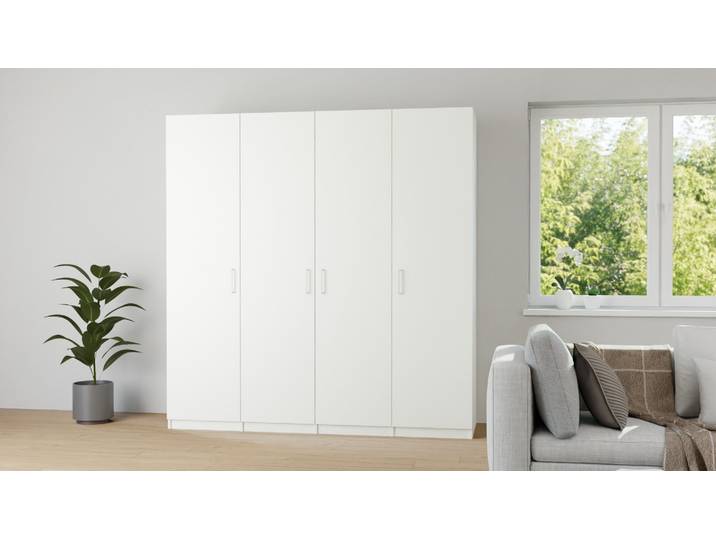 Kleiderschrank groß Premium Dekore Weiß