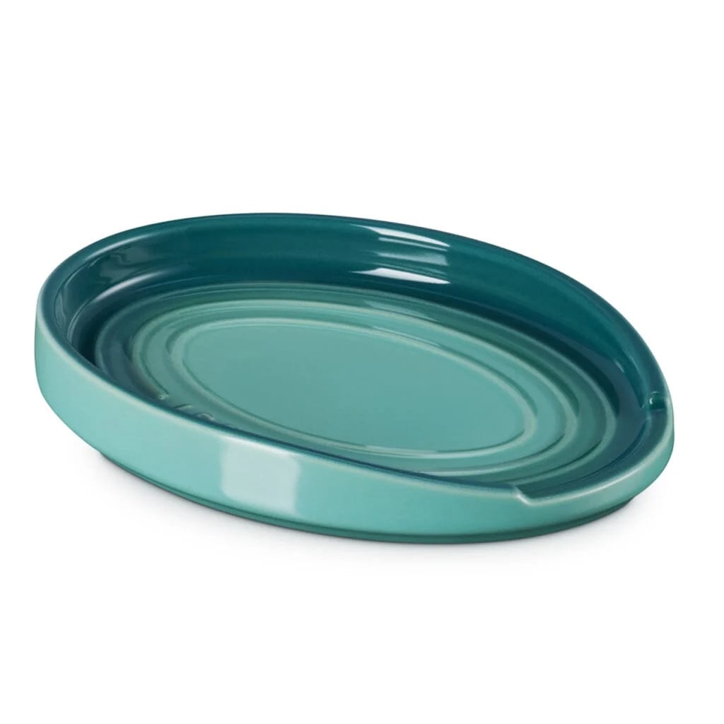 Le Creuset Lepelhouder ovaal Bleu Riviera 15 cm
