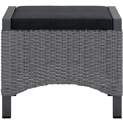 Ambia Garden Hocker PORTLAND SMOKE ALU - B/H/T ca. 57.50x46.00x47.00
