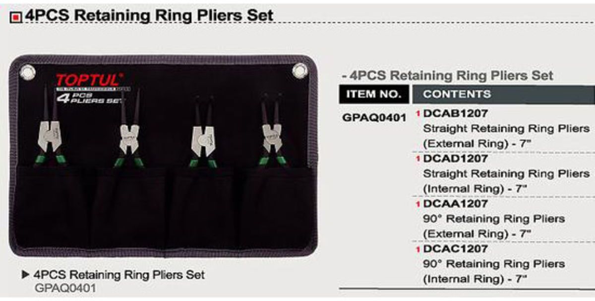 Ringzange TOPTUL GPAQ0401