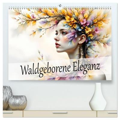 Waldgeborene Eleganz (hochwertiger Premium Wandkalender 2027 DIN A2 quer), Kunstdruck in Hochglanz