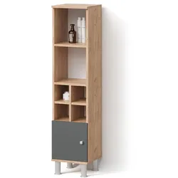 MIDISCHRANK Fucino Anthrazit 30 x 130.6 cm kleine Tür