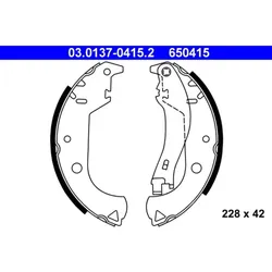 Bremsbackensatz ATE 03.0137-0415.2 für Fiat Doblo Strada Pick-UP