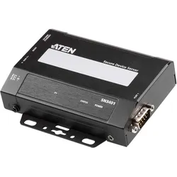 Aten SN3401 1-Port RS-232/422/485 Secure Device Server, KVM Switch, Schwarz