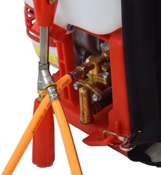 Sulfatadora de Mochila a Gasolina Zarko 20L 25cc + Aceite Profesional 2T 1L – Pulverizador de Alta Resistencia