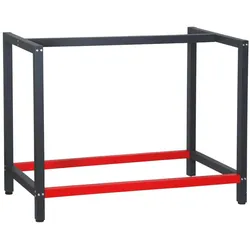 Wiltec, Werkbank + Arbeitsbock, Werkbank Gestell 100x57x81cm Stahl Werkbankgestell Tischgestell Werktisch (57 cm, 100 cm)