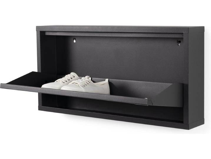 Spinder Design schoenenkast Billy 1 - Zwart - 3 paar schoenen - Staal