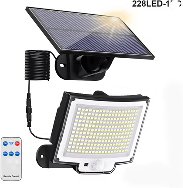 Inspire Essentials UltraBeam Solar Motion Flood Light With Remote Control c