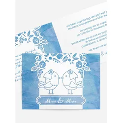 Hochzeitseinladung selbst gestalten mit Spruch und Fotos im Onlinedesigner bei Meine-Kartenmanufaktur.de