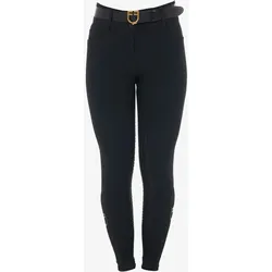 Reithose EO High Waist Damen, Vollgrip