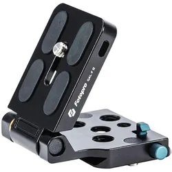 Fotopro QAL F II Vertical Quick Release Plate (Stativ Schnellwechselplatte), Stativ Zubehör, Schwarz