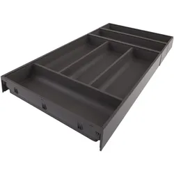 Blum Ambia-Line Besteckkasten 624x300x50, Stahl oriongrau matt, Besteckkasten, Grau