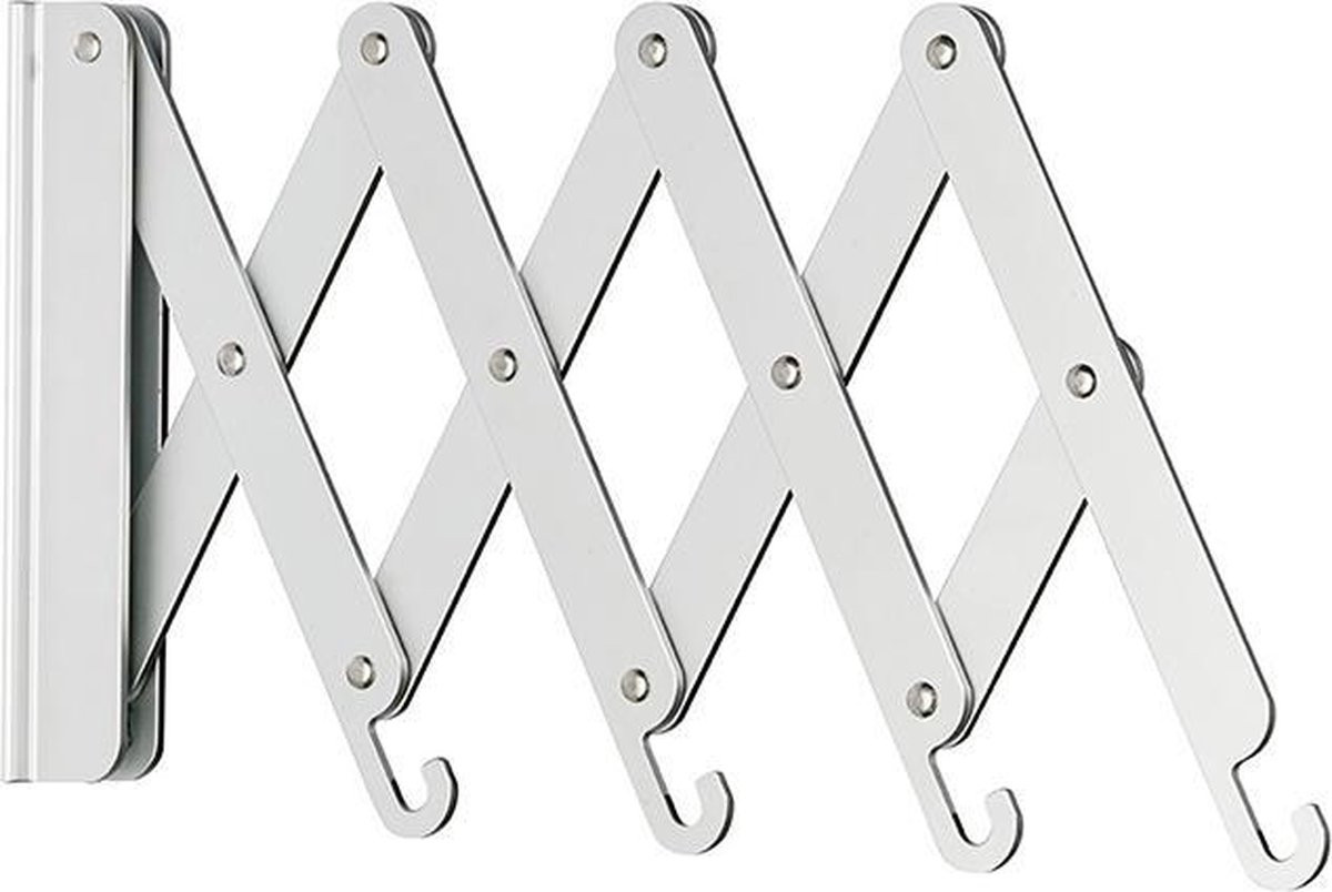 Pieper Concept Wandkapstok Flexxo Gepolijst aluminium