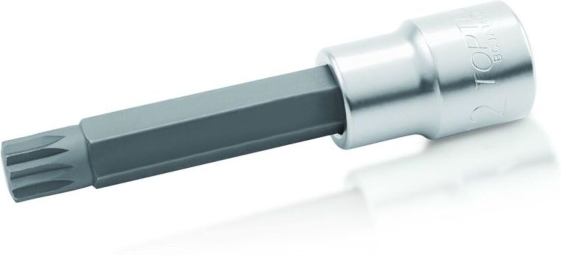 Steckschlüsseleinsatz mit Bohrung 1/2 zoll TORX 12-kantig TOPTUL BCJA169E
