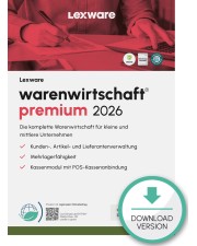 Lexware warenwirtschaft premium 2026 Abo-Vertrag 1 Jahr 5 Benutzer Download Win, Deutsch (nur für Neukunden) (02023-2037)