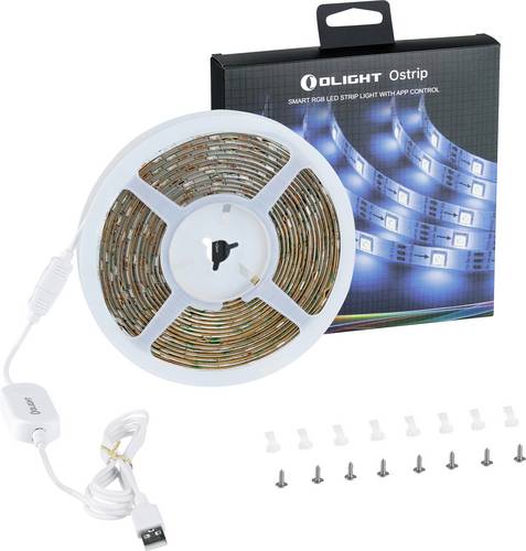 OLight Ostrip Ostrip LED-Streifen mit USB-Anschluss 5V Mehrfarbig, RGB 5m