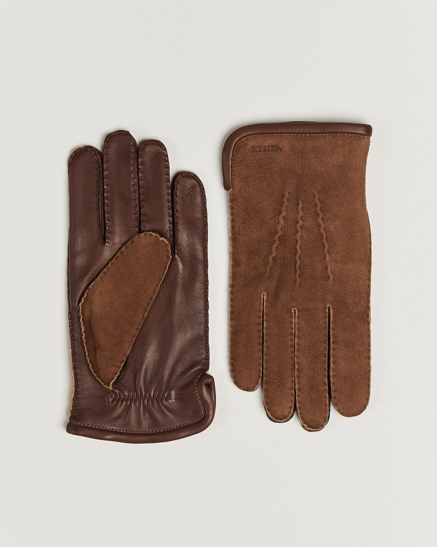 Hestra Balthazar Suede/Nappa Leather Glove Brown men 7 Brun