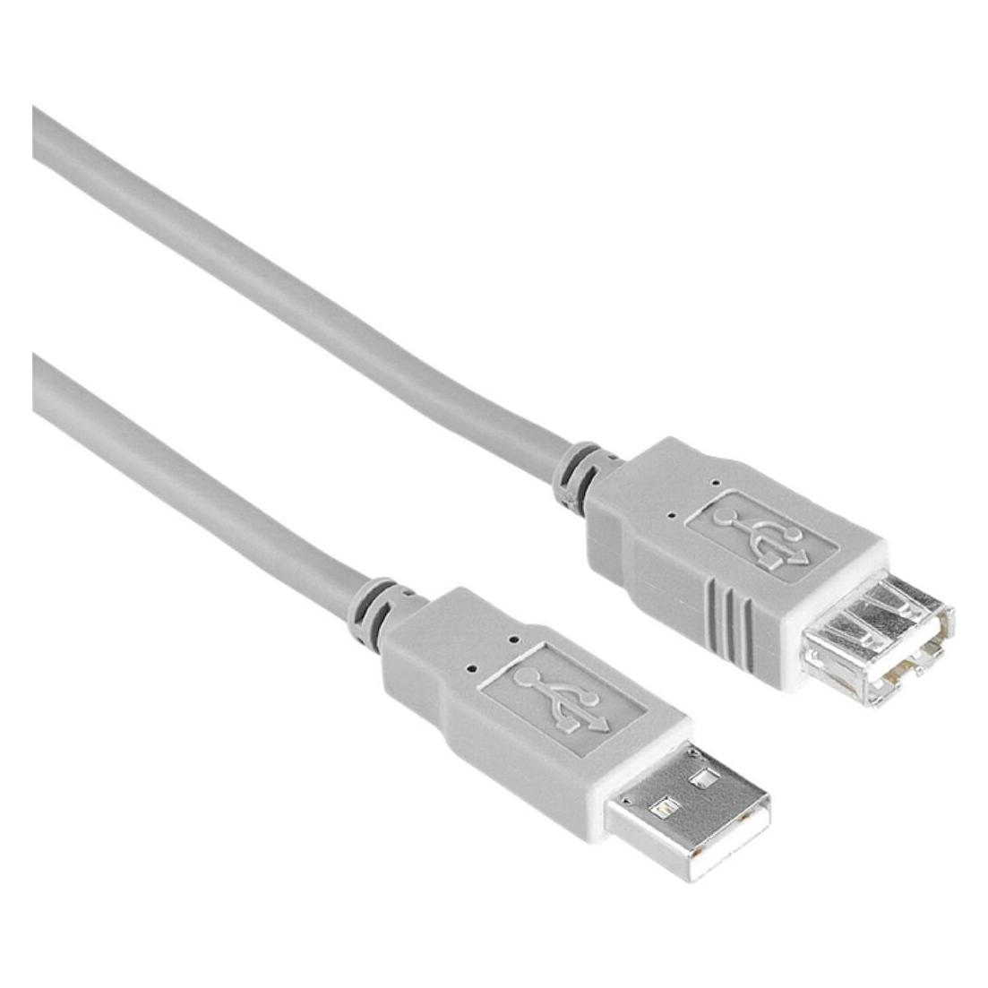 Hama Verlängerungskabel USB A - USB A (3 m, USB 2.0) (00200906)