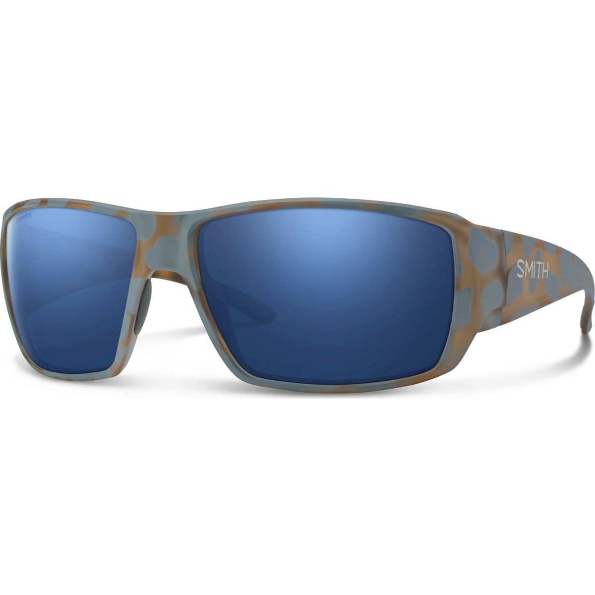 Smith Guide's Choice matte flint / tarmac tortoise chromapop glass polarized dark blue mirror (U1F-624J) 204947U1F624J