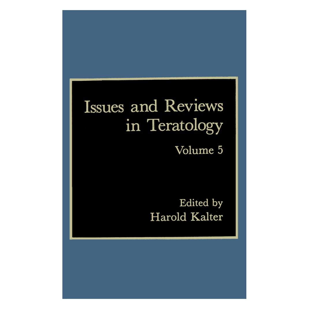 Springer Issues and Reviews in Teratology (Englisch, H. Kalter) (55530135)