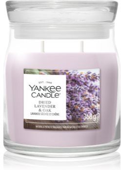 Yankee Candle Dried Lavender & Oak vela perfumada 368 g. Dried Lavender & Oak