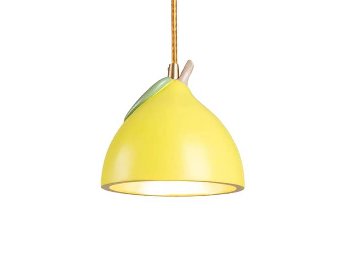 SELETTI lampe à suspension VITAMIN (Citron - Résine)