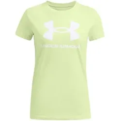 UNDER ARMOUR Damen Kurzarm Live Sportstyle Graphic SSC, Größe XS in Braun 383