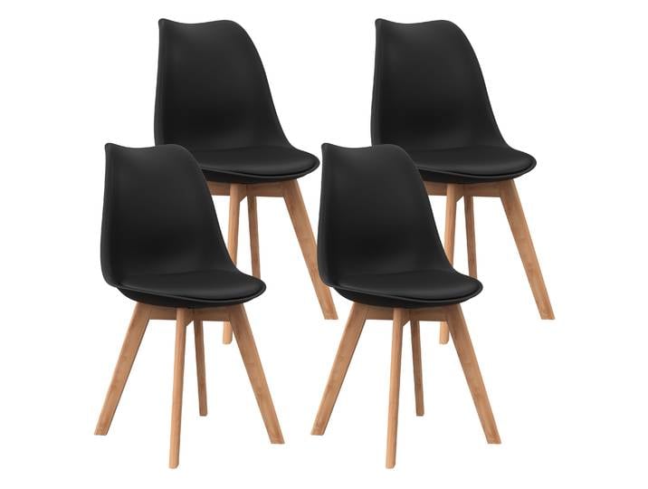 Esszimmerstuhl AMELIA 4er Set schwarz