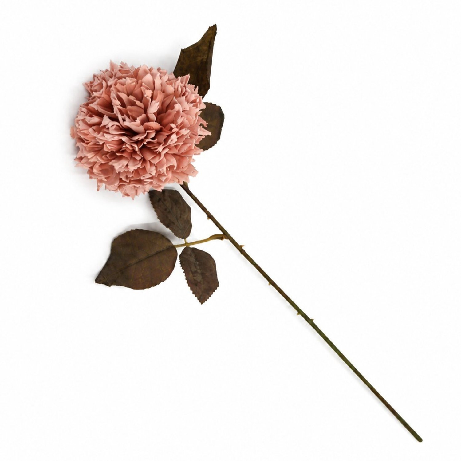 Kunstbloem Chrysant enkel roze 52 cm