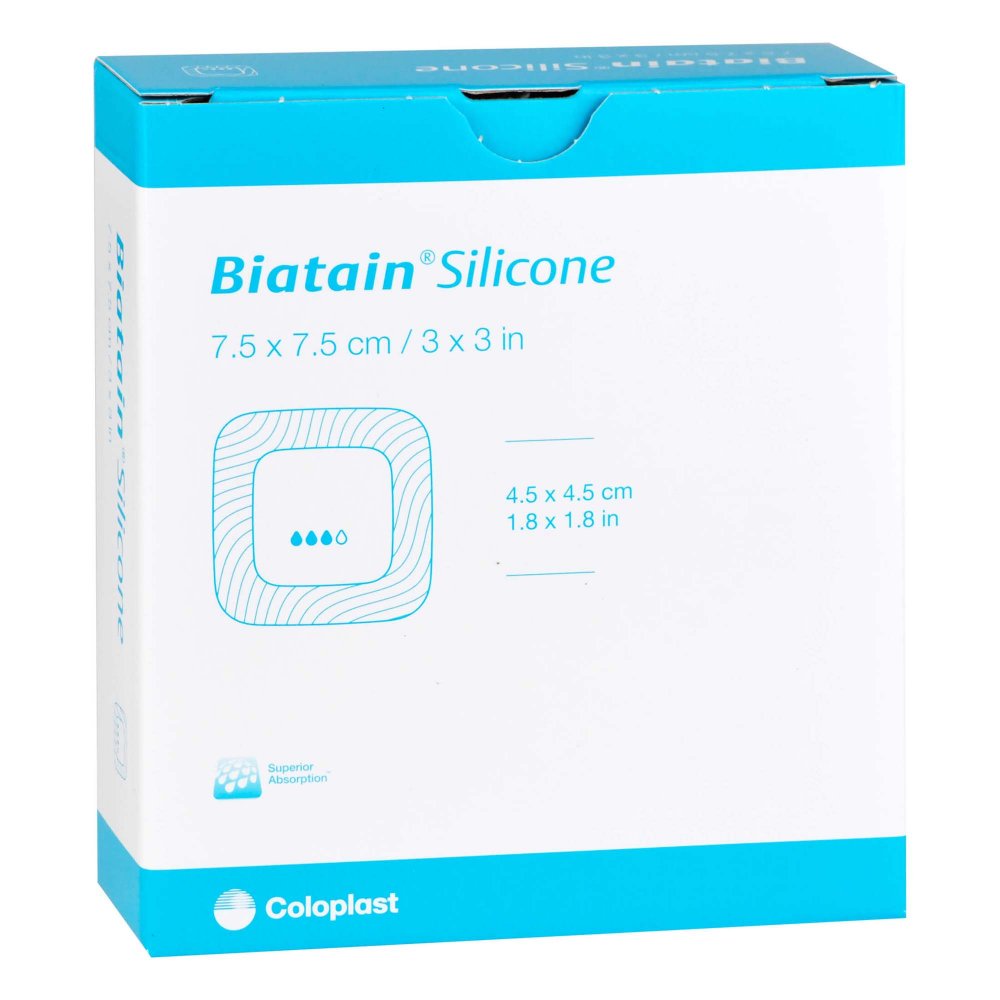 C P C medical GmbH & Co. KG Biatain Silicone Schaumverband 7,5x7,5 cm 10837905
