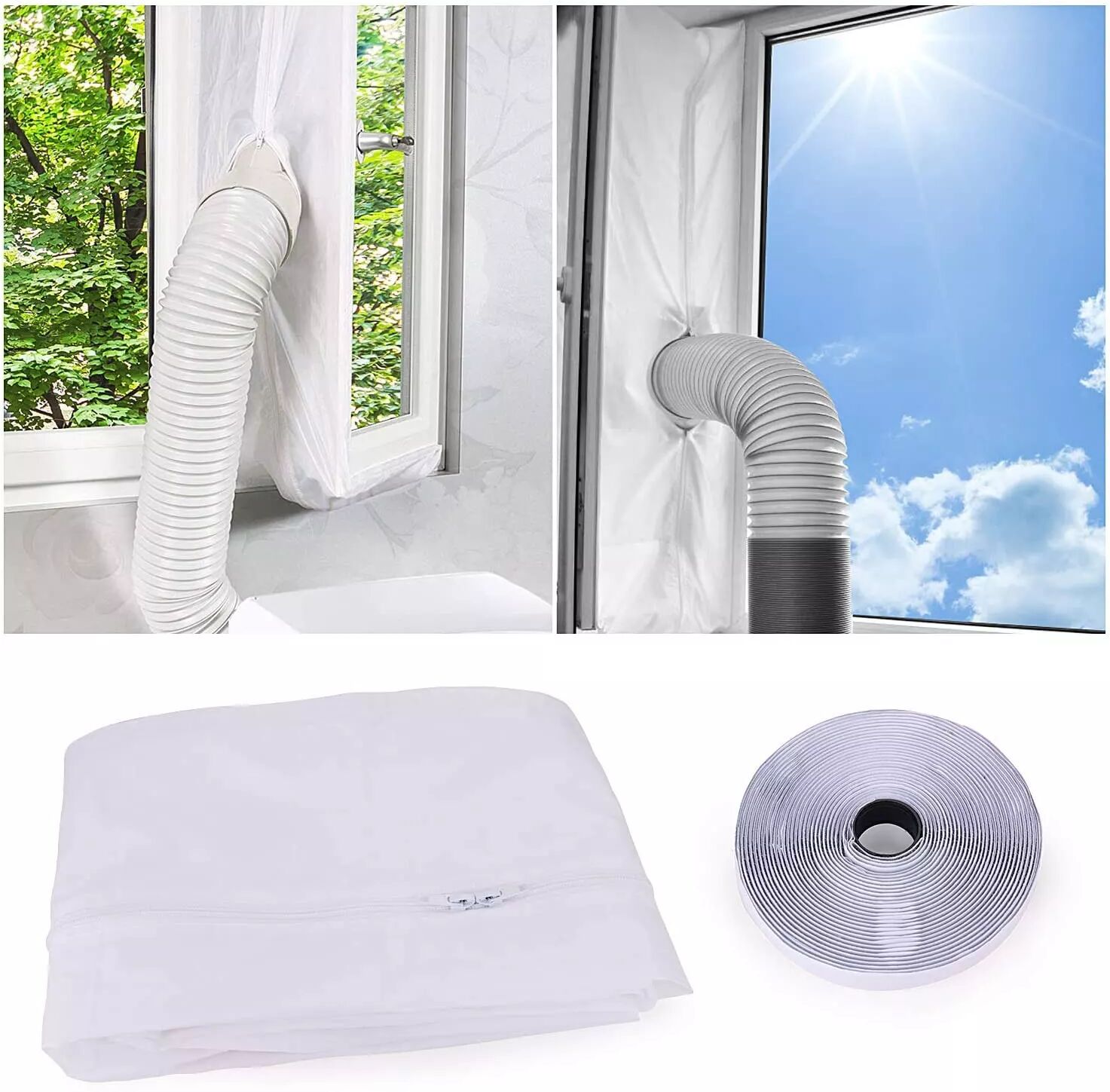 INF Fensterdichtung für Klimaanlage 400 x 30 cm