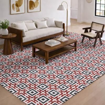 Addison Rugs Premium Washable Super Soft Geo Dream Shag Rug