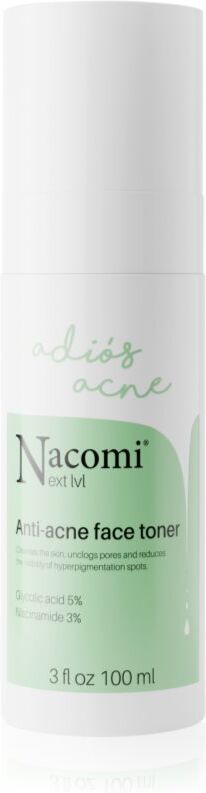 Nacomi Next Level Adiós Acne lotion tonique douce anti-acné 100 ml