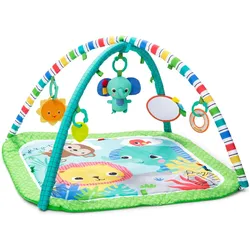 Bright Starts, Krabbeldecke + Spielbogen, Wild Wiggles™ FoldAway™ Spieldecke mit Spielbogen