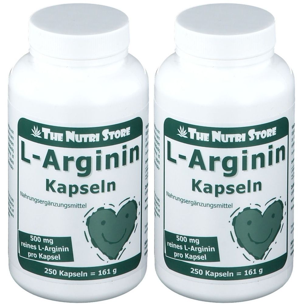 L Arginin 500Mg x2 2x250 St Kapseln