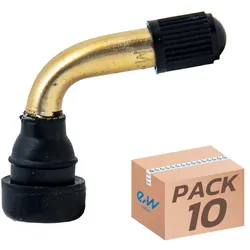 Tubeless Ventil gebogen 90° - PVR 40 - 10 Stück
