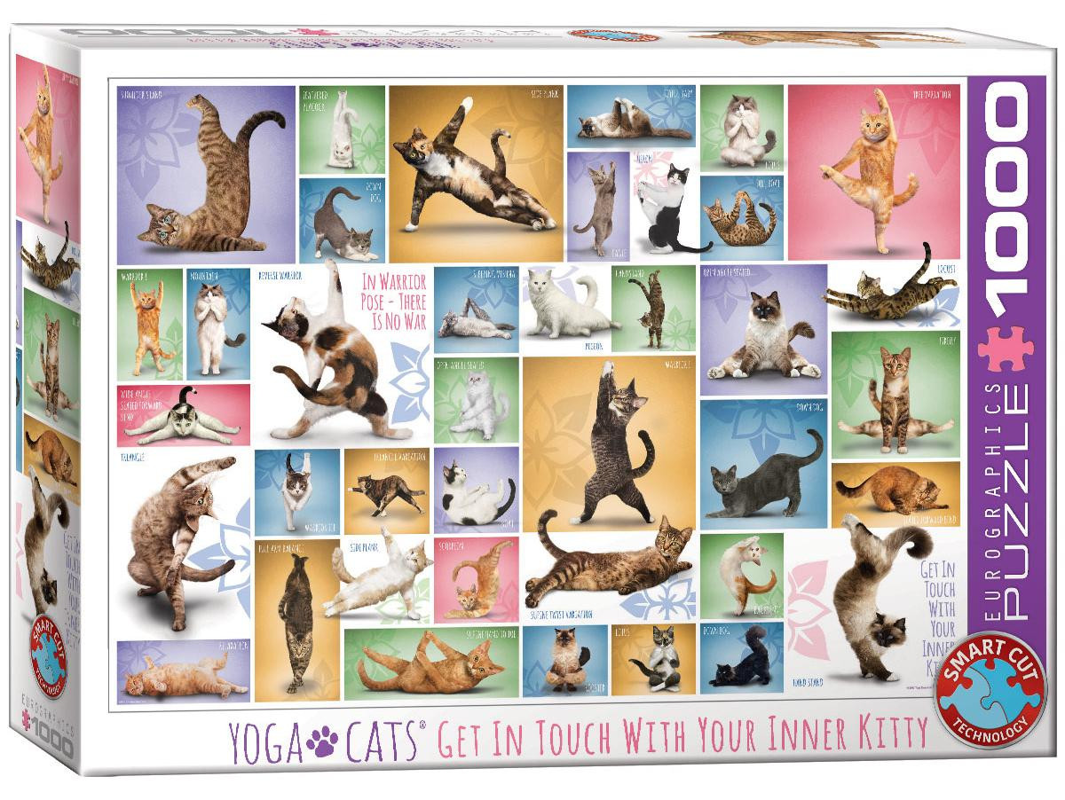 Yoga Katten Puzzel 1000 stukjes van Sonstige Verlage