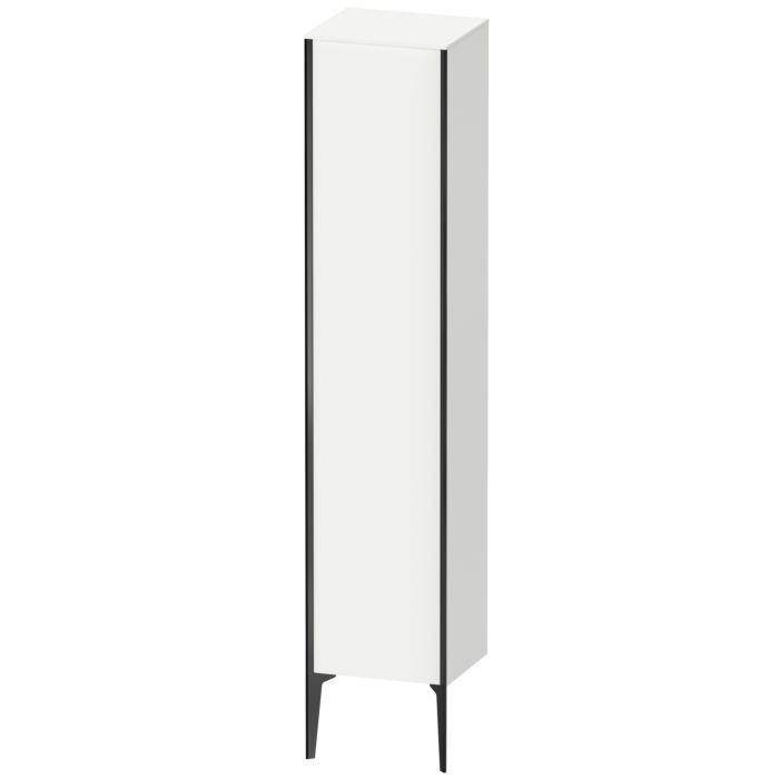 Duravit XViu Hochschrank XV1335RB218 40x36x177cm, schwarz matt, Tür rechts, weiß matt