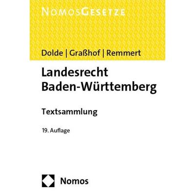 Landesrecht Baden-Württemberg, Taschenbuch von , Nomos, 978-3-7560-0194-1