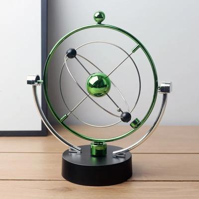 The Handy Homestead Newton Pendulum Ball Balance Desk Decor Physics Toy With Moving Metal Balls A4