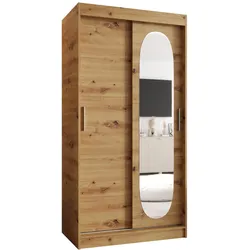 SCHIEBETÜRENSCHRANK mit Spiegel ROYAL 200/100/62 2-türig
