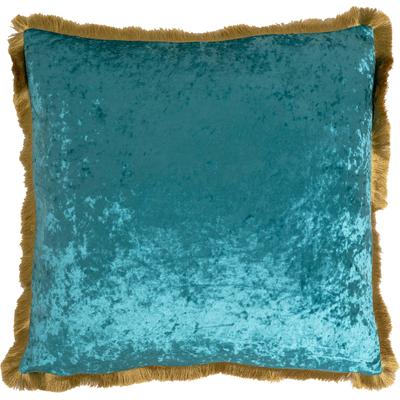 Dekokissen KARE DESIGN "Cannes, Kissenhülle mit Füllung, in zwei Größen", blau, unifarben, B:55cm H:15cm L:55cm, Polyester, Dekokissen_Sitzkissen_Kissenhüllen, stützt Kopf und Nacken angenehm und sorgt für erholsamen Schlaf