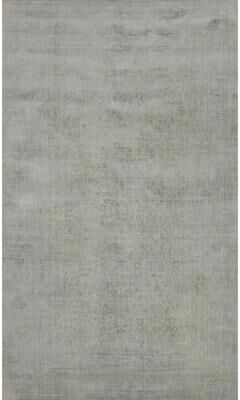 Rug Source Hand-knotted transitional Silk Beige & Ivories Geometric Area Rug - 7' 11'' X 4' 11''