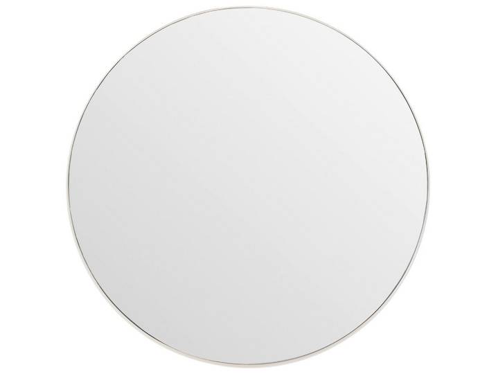 Xora Wandspiegel, Kaschmir, Metall, Glas, rund, 80x80x3.5 cm, Spiegel, Wandspiegel