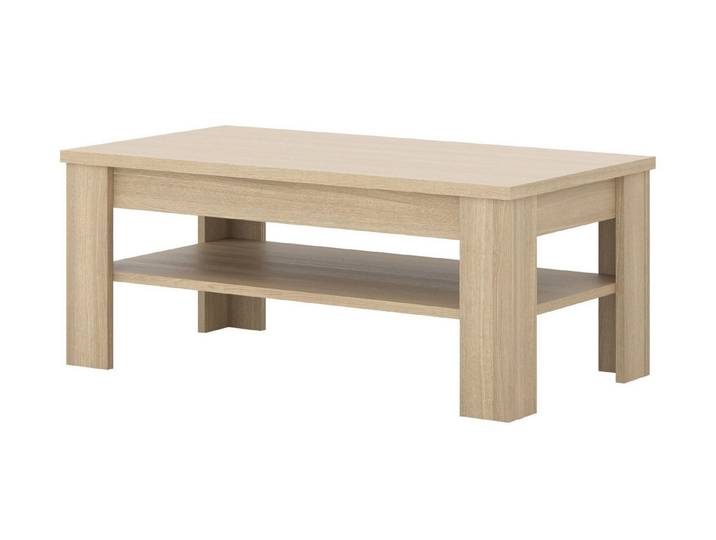 Masseno Couchtisch LUNO 120 cm Kaffeetisch Braun